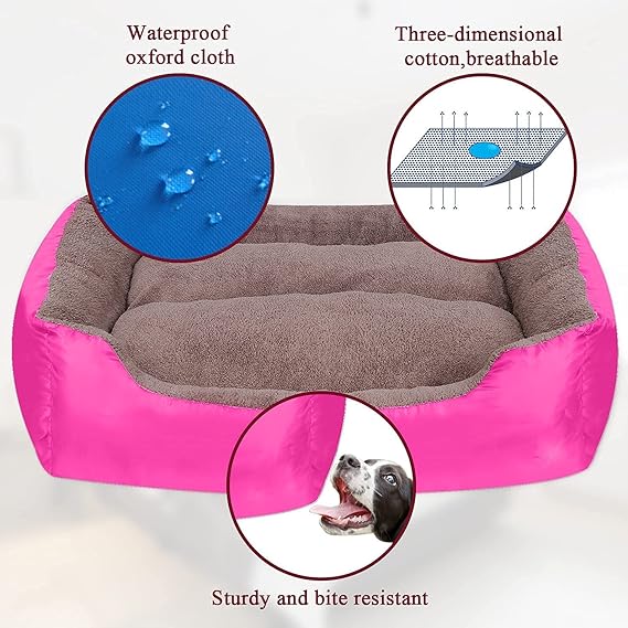 Extra Soft Bed For Dog - Anti-Skid Bottom & Machine Washable