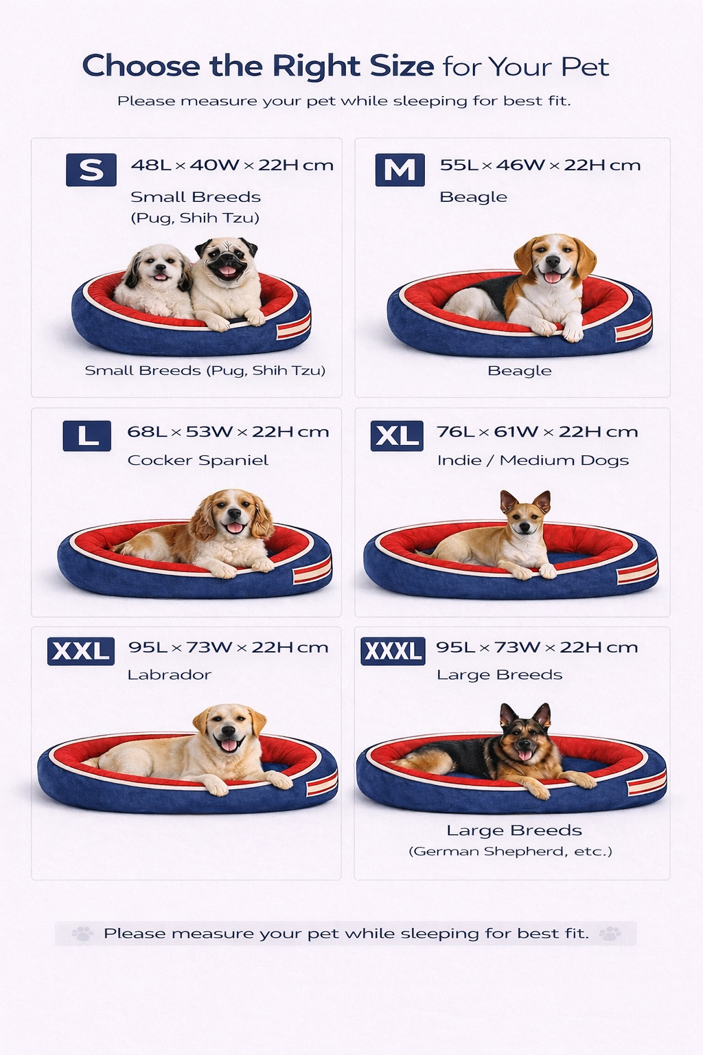Super Soft Bed for Dog, Anti-Skid Bottom & Machine Washable