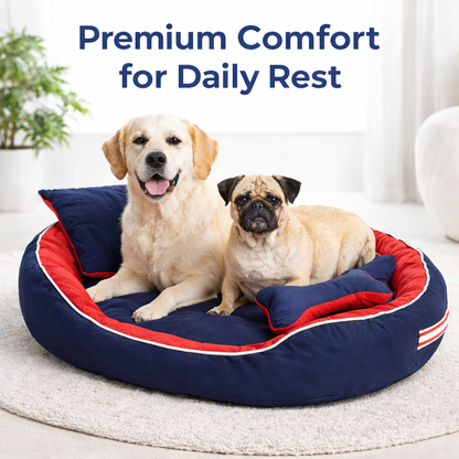 Super Soft Bed for Dog, Anti-Skid Bottom & Machine Washable
