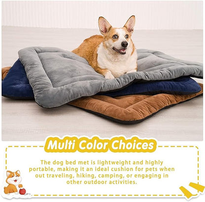 Dog & Cat Matt Bed Anti-Skid Bottom & Machine Washable (Reversible)