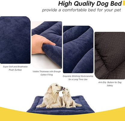 Dog & Cat Matt Bed Anti-Skid Bottom & Machine Washable (Reversible)