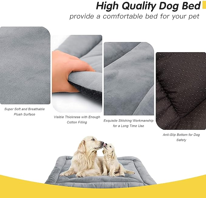 Dog & Cat Matt Bed Anti-Skid Bottom & Machine Washable (Reversible)