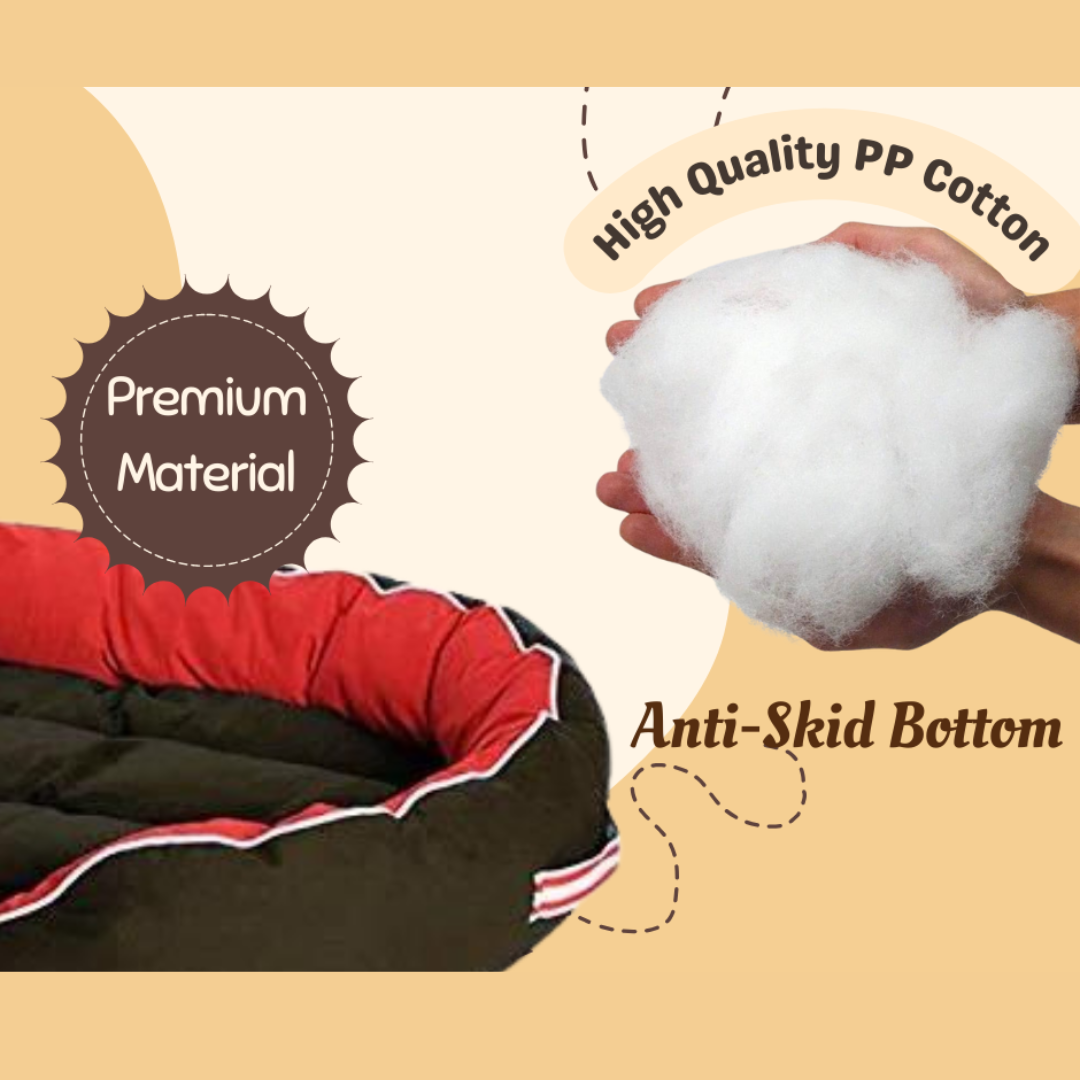 Super Soft Bed for Dog, Anti-Skid Bottom & Machine Washable