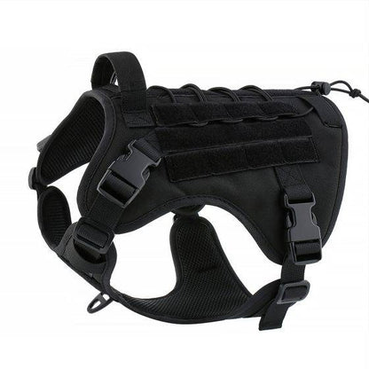 Military Black No Pull Dog Harness | No More Pulling or Choking