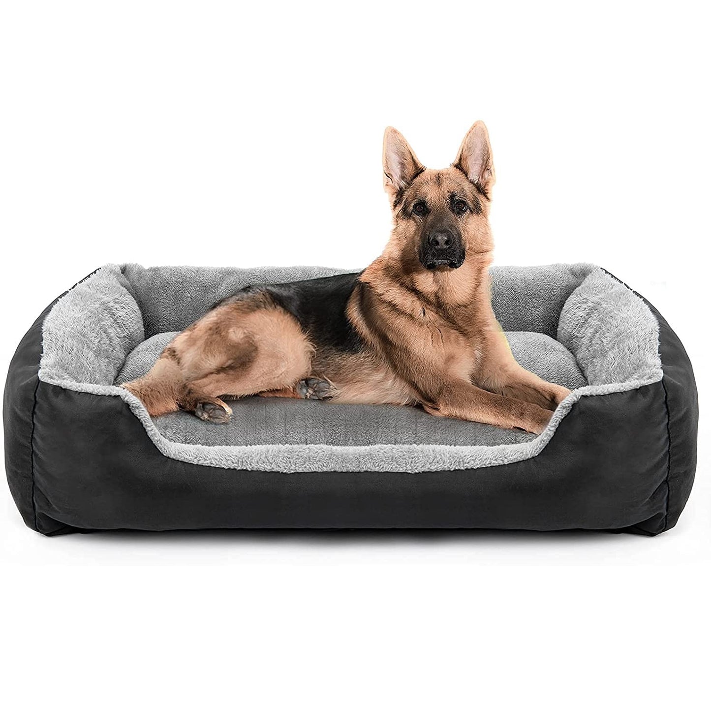 Ultra Soft Polyester Dog Bed Anti-Skid Bottom & Machine Washable (Reversible)